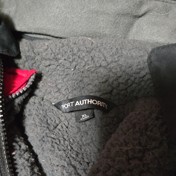 Port Authority Black and Red Performance Jacket - Picture 2 of 4
